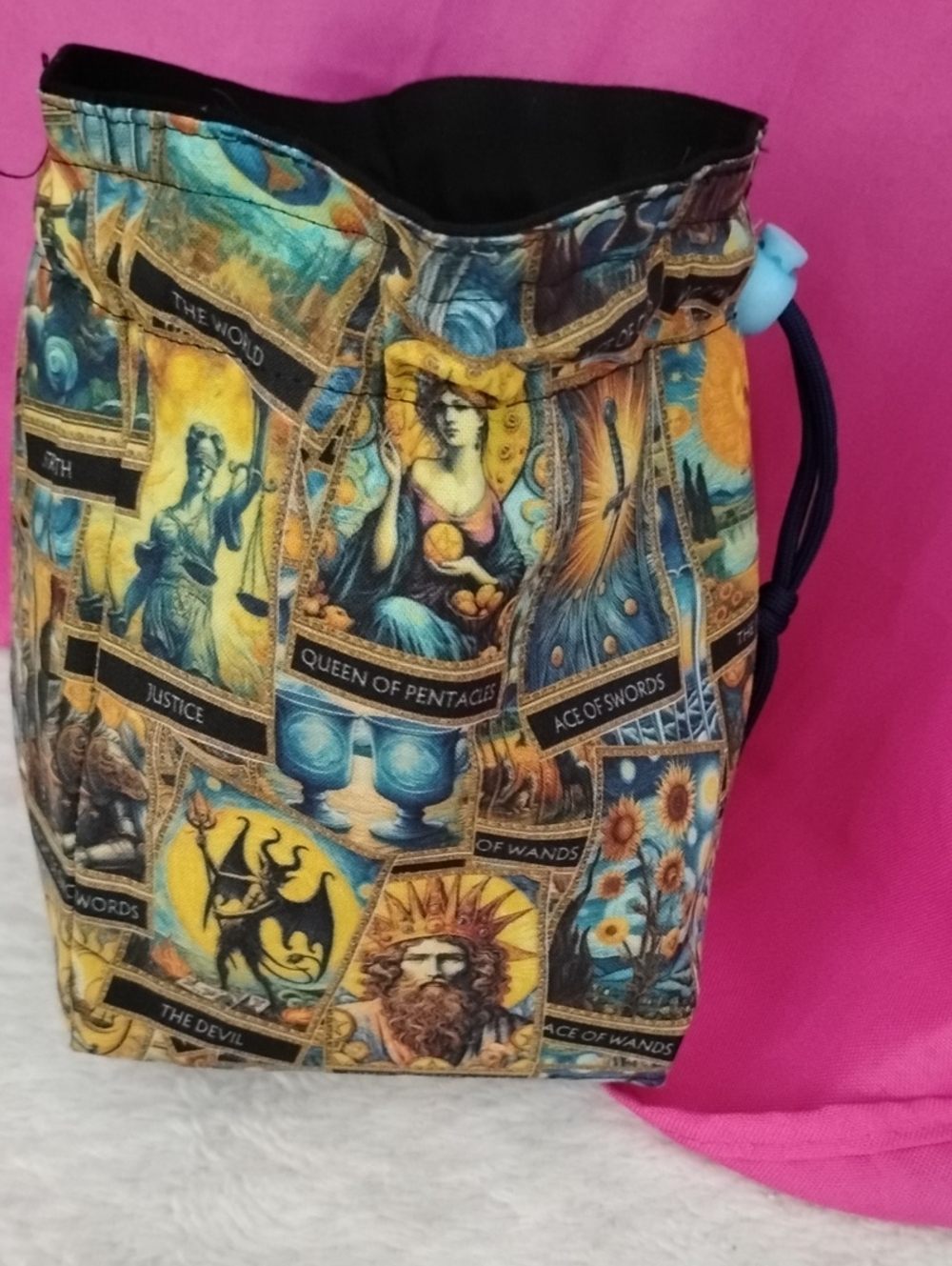 Tarot Card Print Mini Bag in Multi-Color - Picture 9 of 11